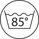 washing: Wash up to 85°C
