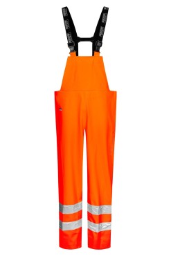 FR/ARC Hi-Vis Rain Bib and Brace