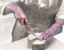 Blue Polythene Disposable Gloves