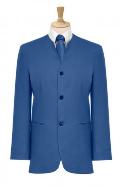 Lille Men's 3 Button Collarless Jacket