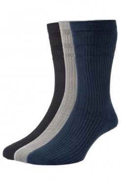 Softop Cotton Socks - 3 Pack 
