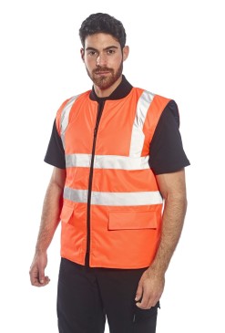 Portwest Hi-Vis Reversible Bodywarmer