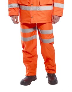 Portwest Hi-Vis Breathable Rain Trousers