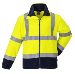 Portwest Flame Resistant Anti-Static Hi-Vis Fleece