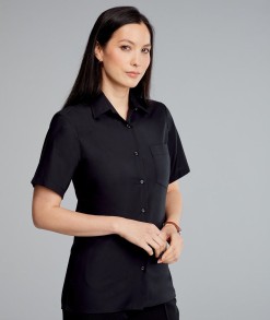 Ladies Short Sleeve Classic Blouse
