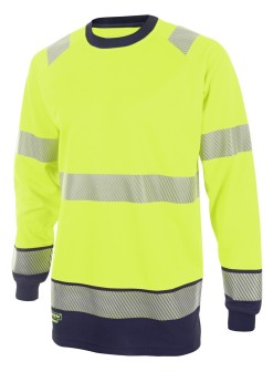 Two Tone Long Sleeved T Shirt