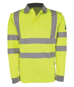 Hertz FR ARC Long Sleeve Polo Shirt