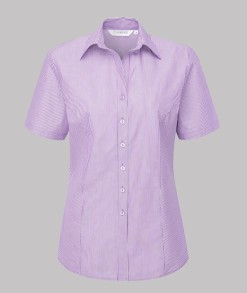 Ailish Short Sleeve Stripe Blouse