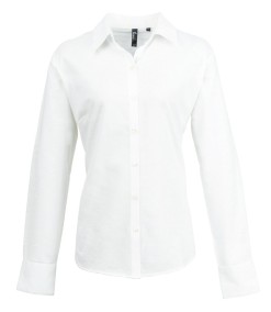 Womens Long Sleeve Signature Oxford Blouse 