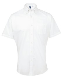 Mens Short Sleeve Signature Oxford Shirt 