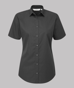 Cara Short Sleeve Plain Blouse