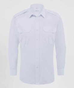 Mens Long Sleeve Premium Weight Pilot Shirt