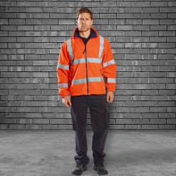 Hi Vis Mesh Lined Fleece