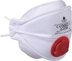 Box of 10 FFP3 Facial Filter Masks with Valve